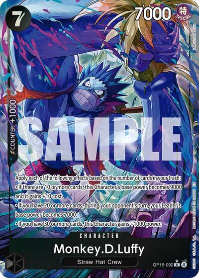 Monkey.D.Luffy (OP15-092) (Alternate Art) #OP15-092 Adventure on Kami's Island