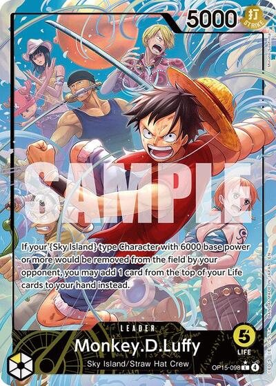 Monkey.D.Luffy (OP15-098) (Alternate Art) #OP15-098 Adventure on Kami's Island