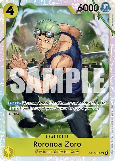 Roronoa Zoro (OP15-113) #OP15-113 Adventure on Kami's Island
