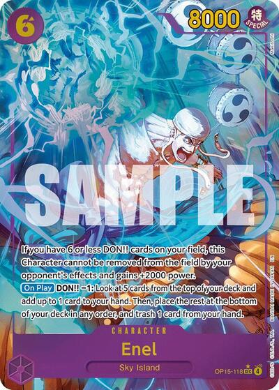 Enel (OP15-118) (Alternate Art) #OP15-118 Adventure on Kami's Island