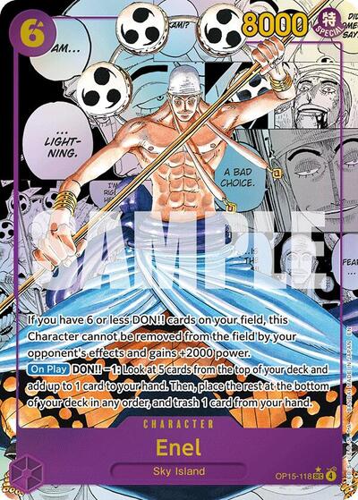 Enel (OP15-118) (Manga) #OP15-118 Adventure on Kami's Island