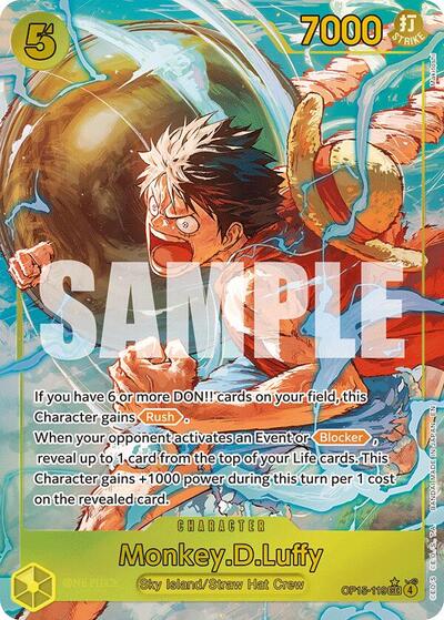 Monkey.D.Luffy (OP15-119) (Alternate Art) #OP15-119 Adventure on Kami's Island