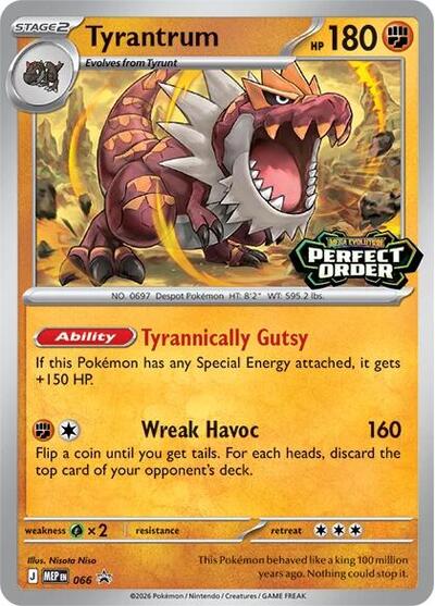 Tyrantrum #66 Mega Evolution Promo