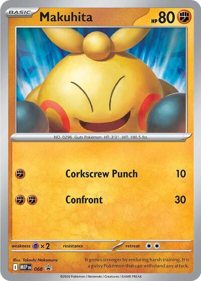 Makuhita #68 Mega Evolution Promo