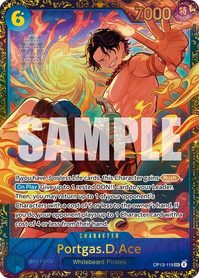 Portgas.D.Ace (Treasure Cup 2026) #OP13-119 One Piece Promotion Cards