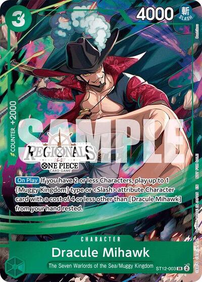 Dracule Mihawk (Regional Participation Pack 2026 Vol.1) #ST12-003 One Piece Promotion Cards