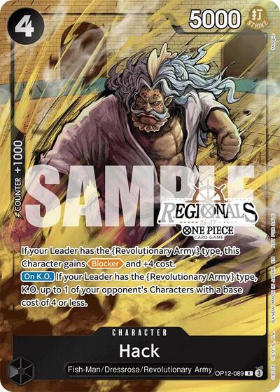 Hack (Regional Participation Pack 2026 Vol.1) #OP12-089 One Piece Promotion Cards
