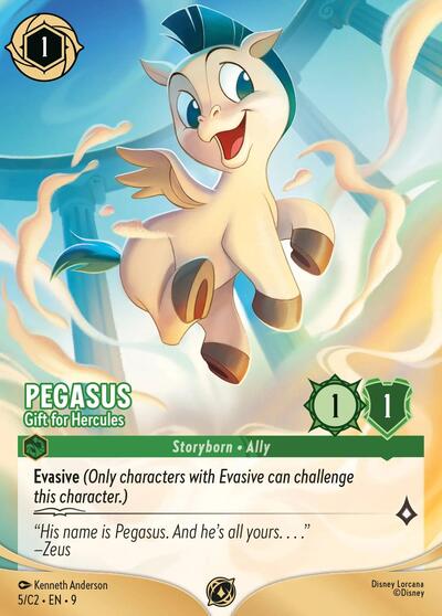 Pegasus - Gift for Hercules #5 Disney Lorcana Promo Cards