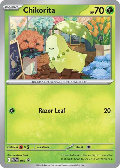 Chikorita #69 Mega Evolution Promo