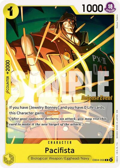 Pacifista #EB04-056 Adventure on Kami's Island Release Event Cards