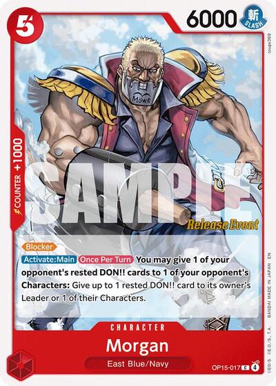 Morgan #OP15-017 Adventure on Kami's Island Release Event Cards