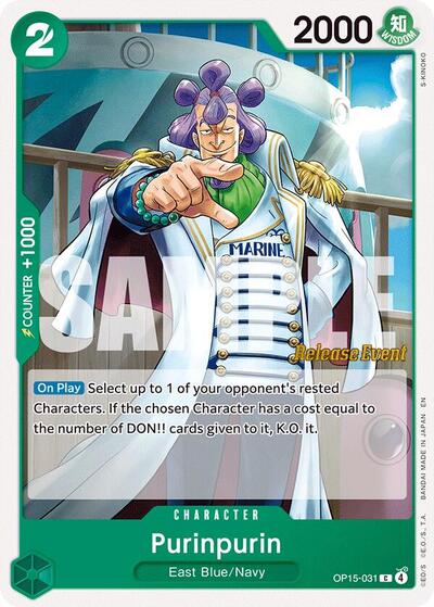 Purinpurin #OP15-031 Adventure on Kami's Island Release Event Cards