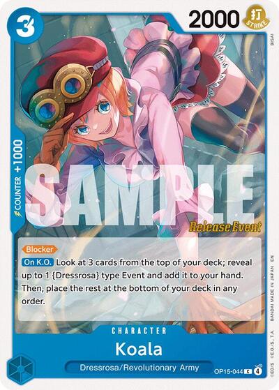 Koala #OP15-044 Adventure on Kami's Island Release Event Cards