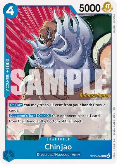 Chinjao #OP15-048 Adventure on Kami's Island Release Event Cards