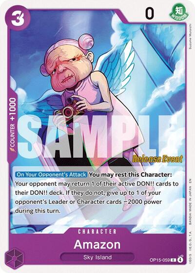 Amazon #OP15-059 Adventure on Kami's Island Release Event Cards