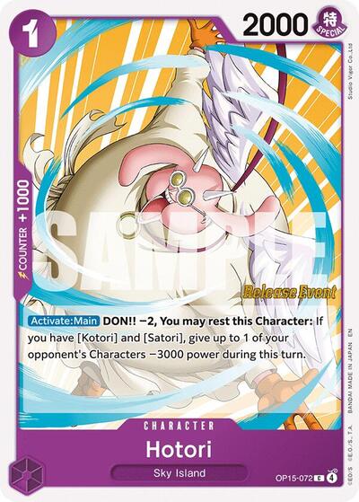 Hotori #OP15-072 Adventure on Kami's Island Release Event Cards