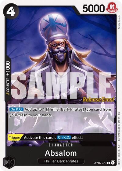 Absalom #OP15-079 Adventure on Kami's Island Release Event Cards