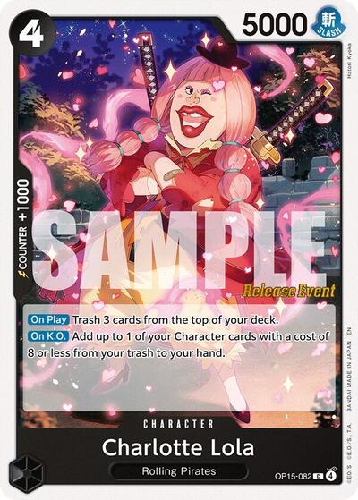 Charlotte Lola #OP15-082 Adventure on Kami's Island Release Event Cards