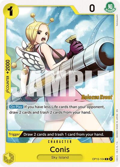 Conis #OP15-104 Adventure on Kami's Island Release Event Cards