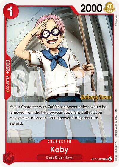 Koby (OP15-009) #OP15-009 Adventure on Kami's Island Release Event Cards