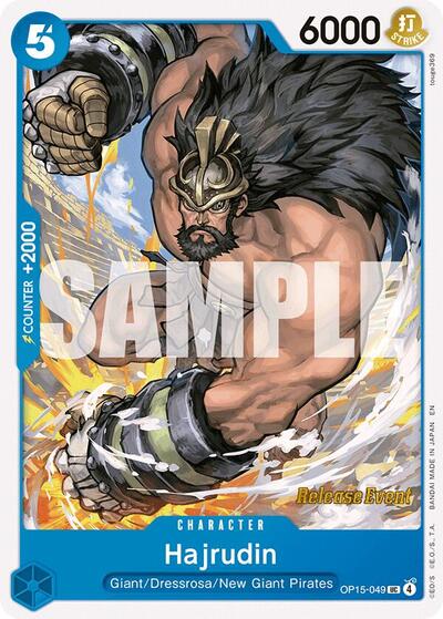 Hajrudin #OP15-049 Adventure on Kami's Island Release Event Cards