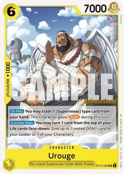 Urouge #OP15-099 Adventure on Kami's Island Release Event Cards