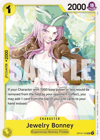 Jewelry Bonney (OP15-105) #OP15-105 Adventure on Kami's Island Release Event Cards