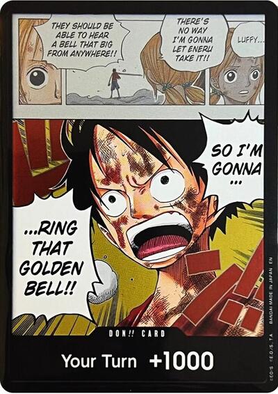 DON!! Card (Luffy) #promo Adventure on Kami's Island