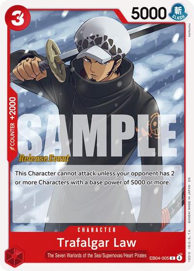 Trafalgar Law #EB04-005 Adventure on Kami's Island Release Event Cards