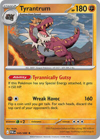 Tyrantrum #45 Deck Exclusives