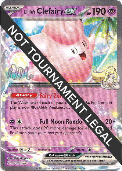 Lillie's Clefairy ex - 2025 #promo World Championship Decks