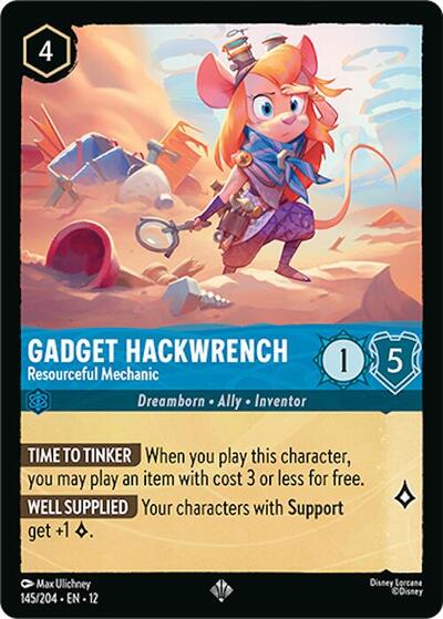 Gadget Hackwrench - Resourceful Mechanic #145 Wilds Unknown