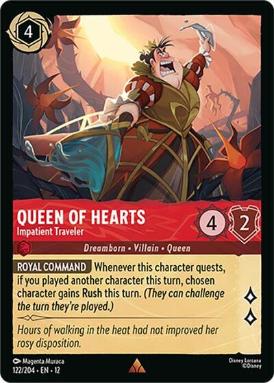Queen of Hearts - Impatient Traveler #122 Wilds Unknown