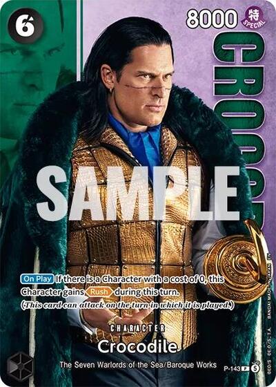 Crocodile - P-143 (Premium Card Collection -Live Action Edition Vol.2 Baroque Works-) #P-143 One Piece Promotion Cards