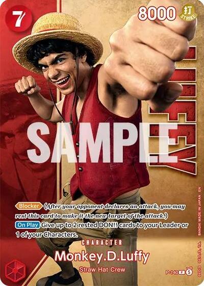 Monkey.D.Luffy - P-140 (Premium Card Collection -Live Action Edition Vol.2 Straw Hat Crew-) #P-140 One Piece Promotion Cards