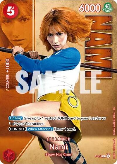 Nami - P-139 (Premium Card Collection -Live Action Edition Vol.2 Straw Hat Crew-) #P-139 One Piece Promotion Cards