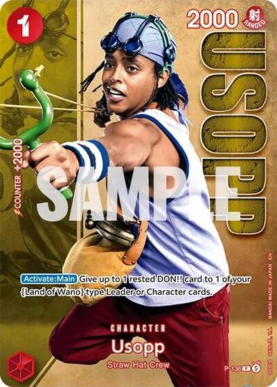 Usopp - P-136 (Premium Card Collection -Live Action Edition Vol.2 Straw Hat Crew-) #P-136 One Piece Promotion Cards