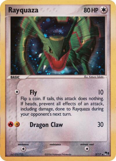 Rayquaza #3 Blister Exclusives
