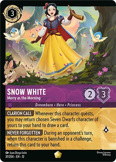 Snow White - Merry as the Morning (Foil) #37 Wilds Unknown