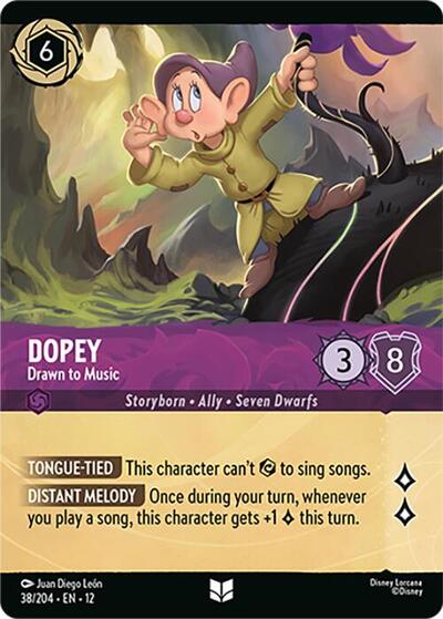 Dopey - Drawn to Music (Foil) #38 Wilds Unknown