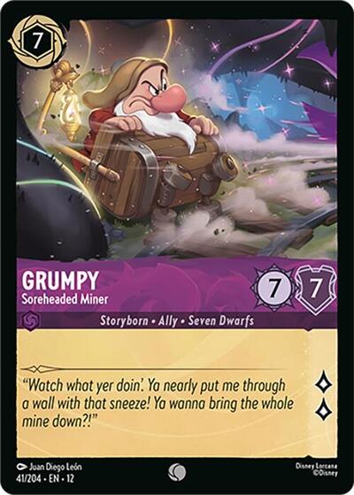 Grumpy - Soreheaded Miner #41 Wilds Unknown