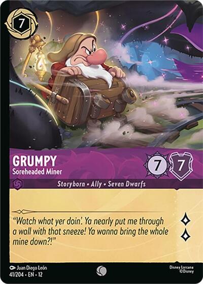 Grumpy - Soreheaded Miner (Foil) #41 Wilds Unknown