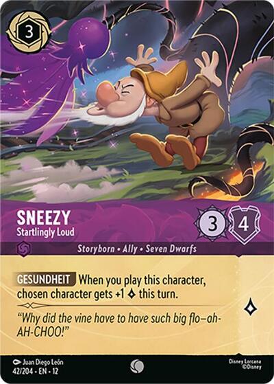 Sneezy - Startlingly Loud (Foil) #42 Wilds Unknown