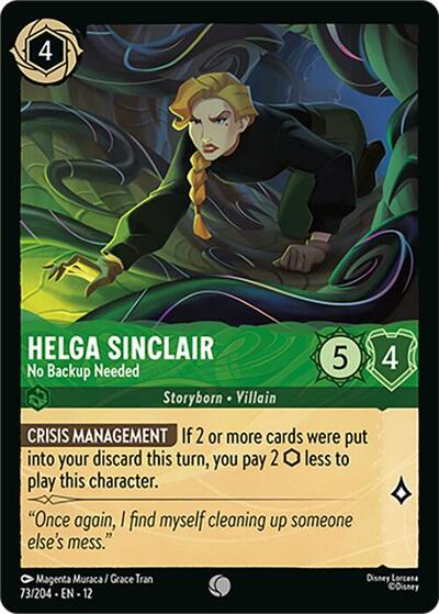 Helga Sinclair - No Backup Needed #73 Wilds Unknown