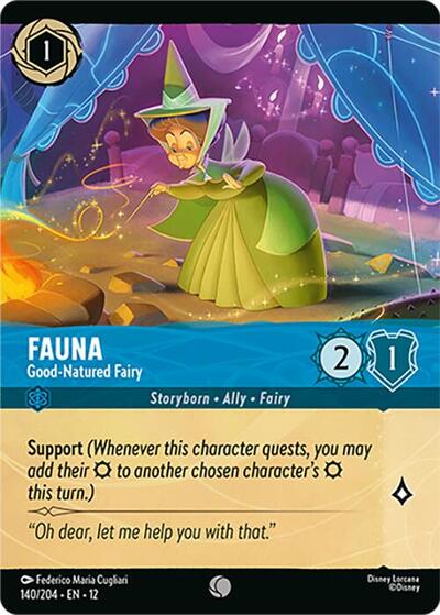 Fauna - Good-Natured Fairy (Foil) #140 Wilds Unknown