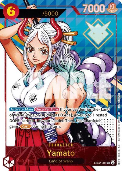 Yamato (Serial Numbered) #EB02-006 One Piece Promotion Cards