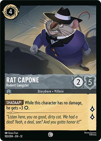 Rat Capone - Rodent Gangster #183 Wilds Unknown