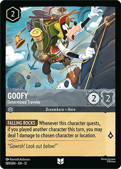 Goofy - Determined Traveler #189 Wilds Unknown