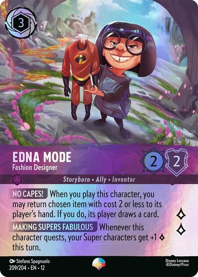 Edna Mode - Fashion Designer (Epic) #209 Wilds Unknown