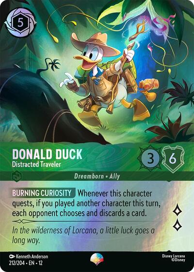 Donald Duck - Distracted Traveler (Epic) #212 Wilds Unknown